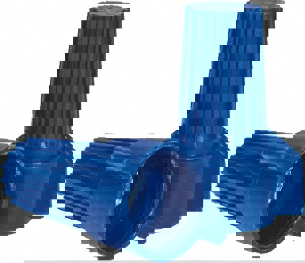 Wing Twist-On Wire Connector: Blue, Flame-Retardant, 3 AWG